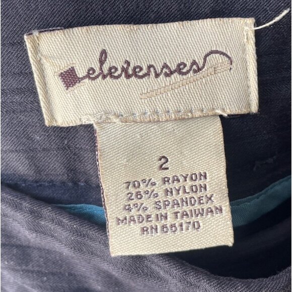 Elevenses Women's 30 inches waist / Size 2 Black High-Waisted Tie-Front Pants - Picture 3 of 10